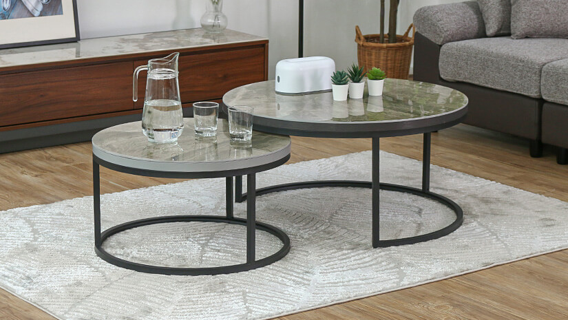 A coffee table that exudes elegance and class. 