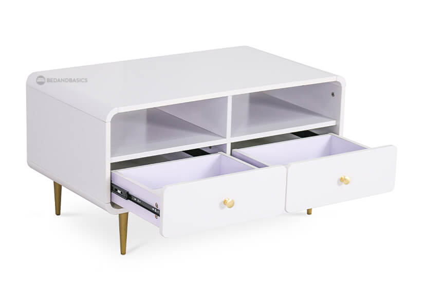 Armed with 2 pull-out drawers and 2 player compartments.