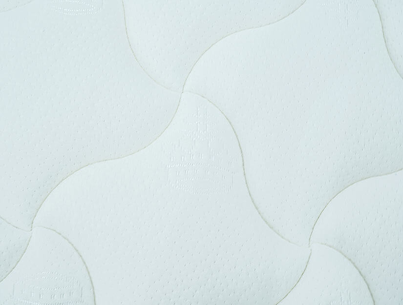 High density foam pillow top. Provides cushioning support. Soft cotton fabric. Sleep cool.