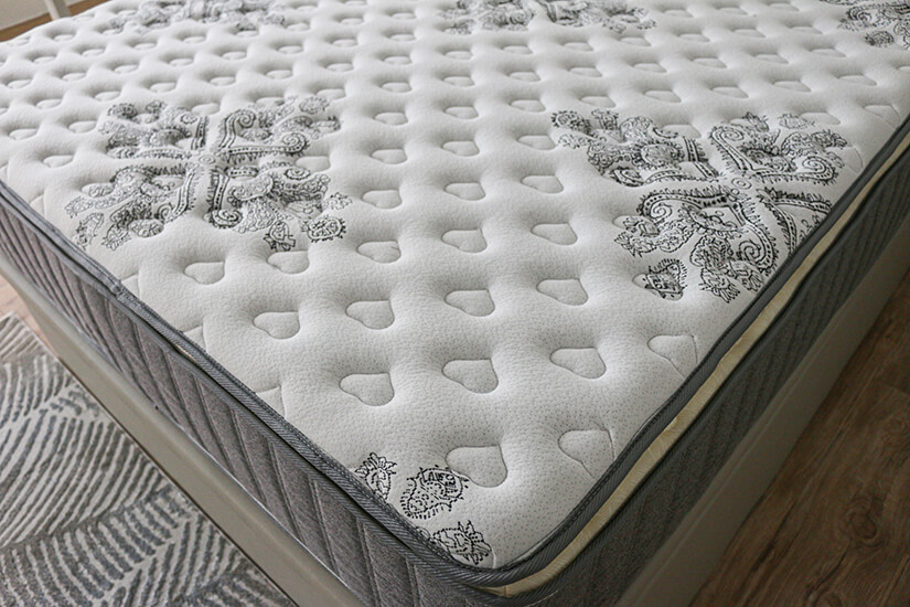 Pocket spring mattress designed for low disturbance & perfect firmness.