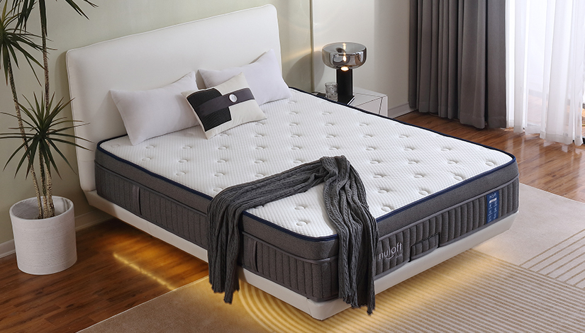 Ergonomic Micro Precision Springs, Cooling Gel Memory Foam & Airflow Natural Latex, contours to your body & reduces pressure in your joints and muscles. The mattress perfectly aligns with your spine to relieve back pain and promote better posture. 