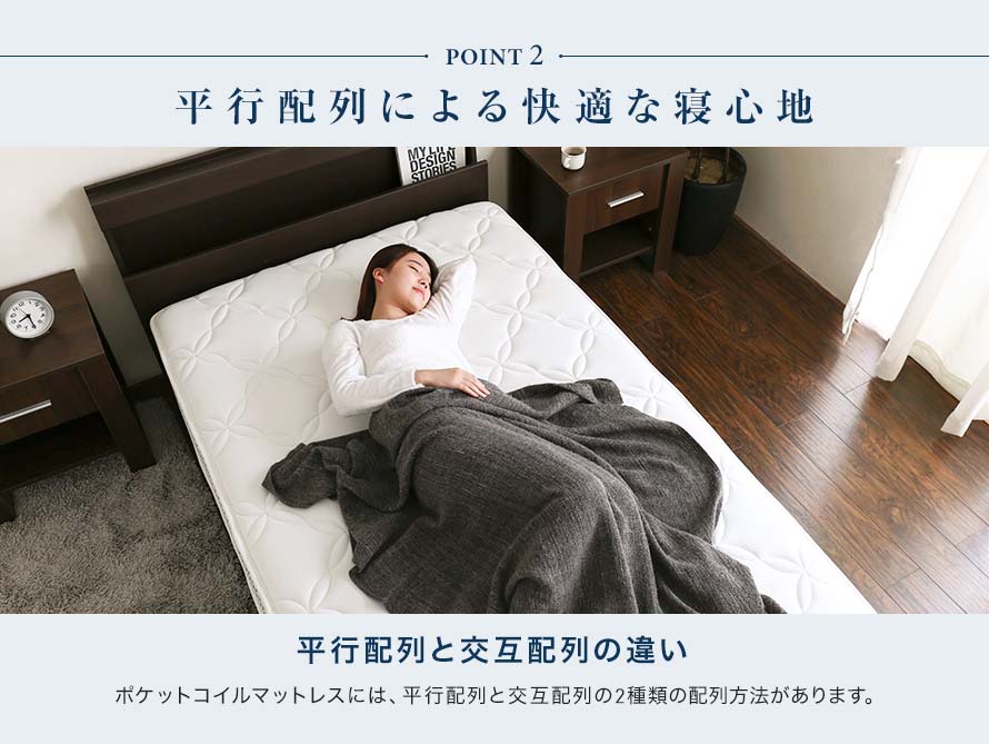 Better sleep with parallel pocket coils