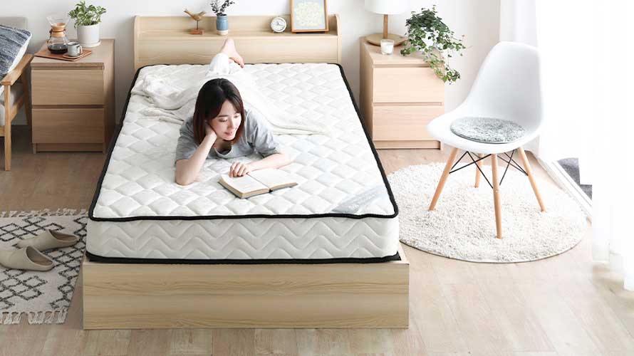 The pocket coil is designed to ensure your body weight is well-supported so you’ll sleep comfortably on this mattress.