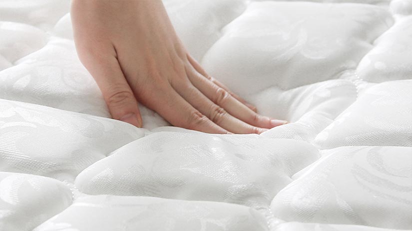 An additional layer of urethane has been added to the top layers of the mattress to enhance its cushioning properties.