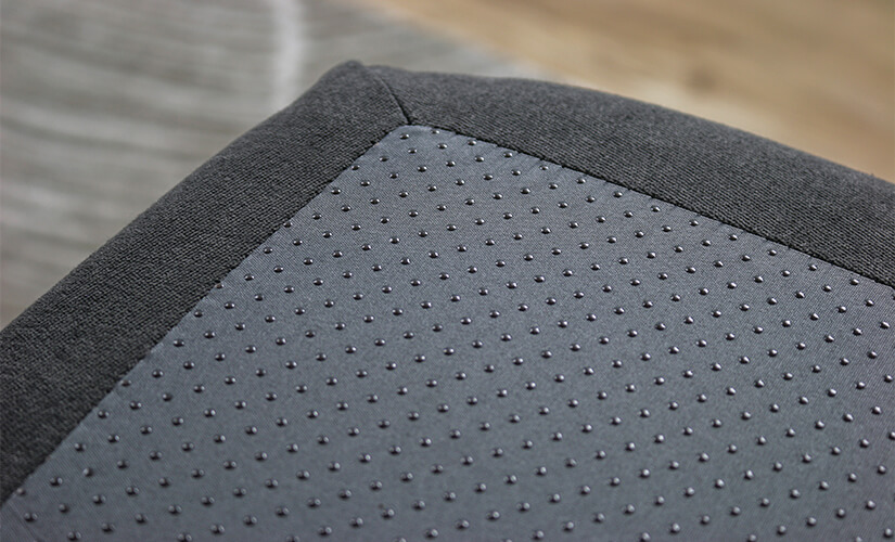 Nonslip padding on the base ensures that your mattress stays in place. 
