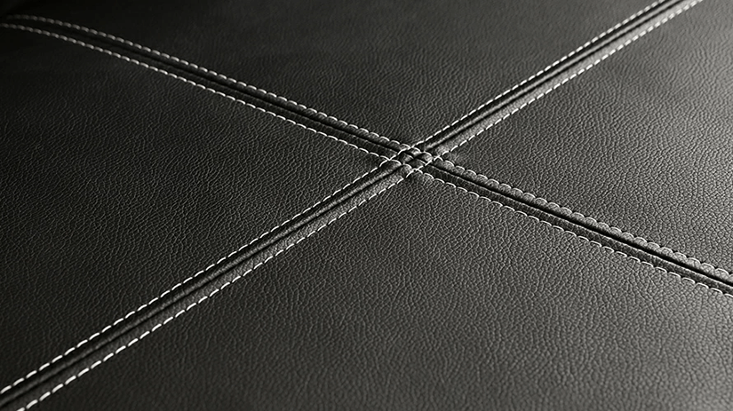 Like genuine leather, PVC leather has a deep feel and a sense of luxury. It is durable, water-resistant and easy to clean.