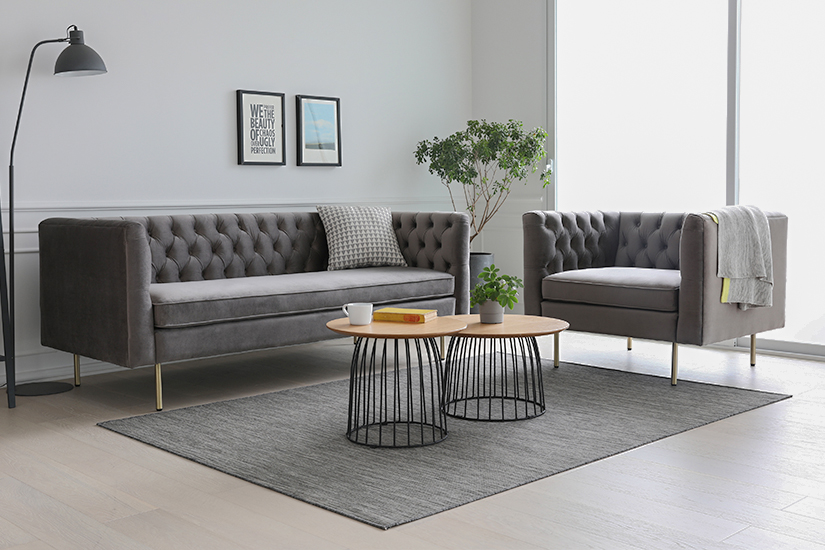 The Elias Armchair is also available as a 3 seater sofa. 
