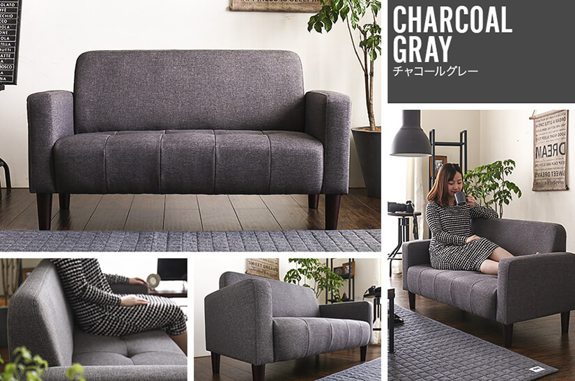 Charcoal Grey color. Timeless and easy to match.