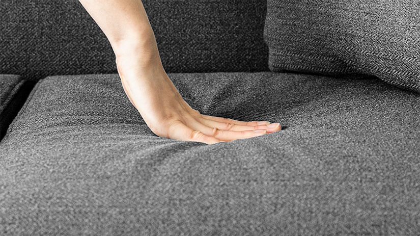 Thick seat cushions that lets you sit comfortably with no sinking feeling. Does not sag easily.