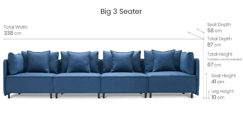 Big 3 Seater Sofa