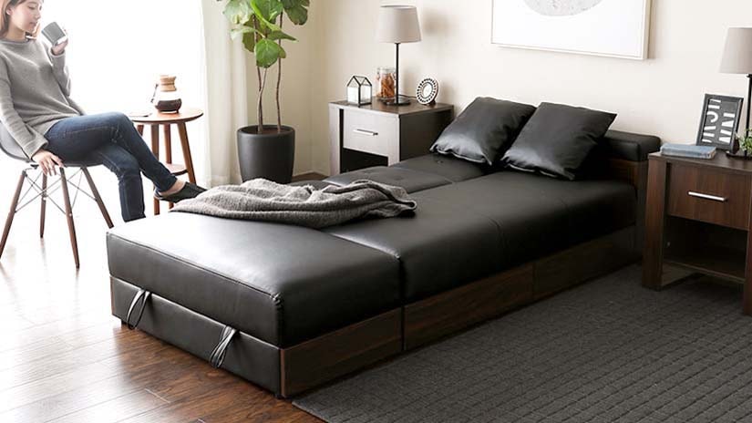 Transform your sofa into a bed.