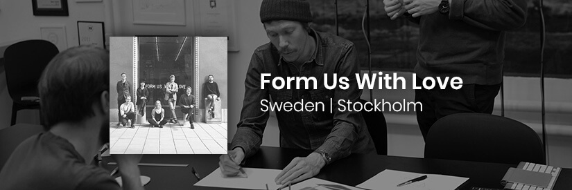 Exclusive designer sofa by Form Us With Love. A Swedish multi-disciplinary design studio of 5 established designers.