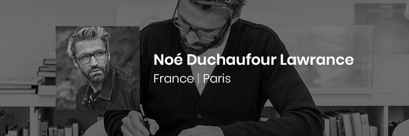 An exclusive design by Noé Duchaufour Lawrance.  One for the world top 100 designers. In 2012, he was named as the best designer of the year by GQ Men magazine.