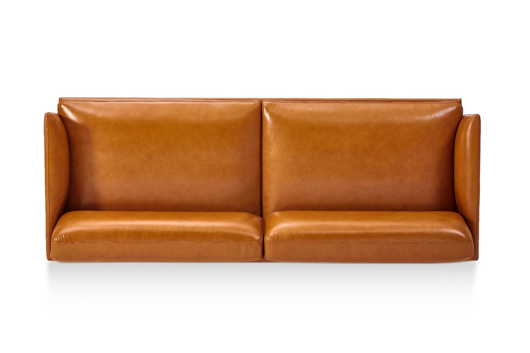 Twin-cushion seats have ample stuffing of high-density foam.