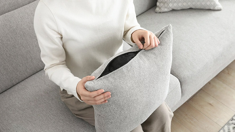 Easy to maintain. The removable cushion covers make it easy for cleaning.