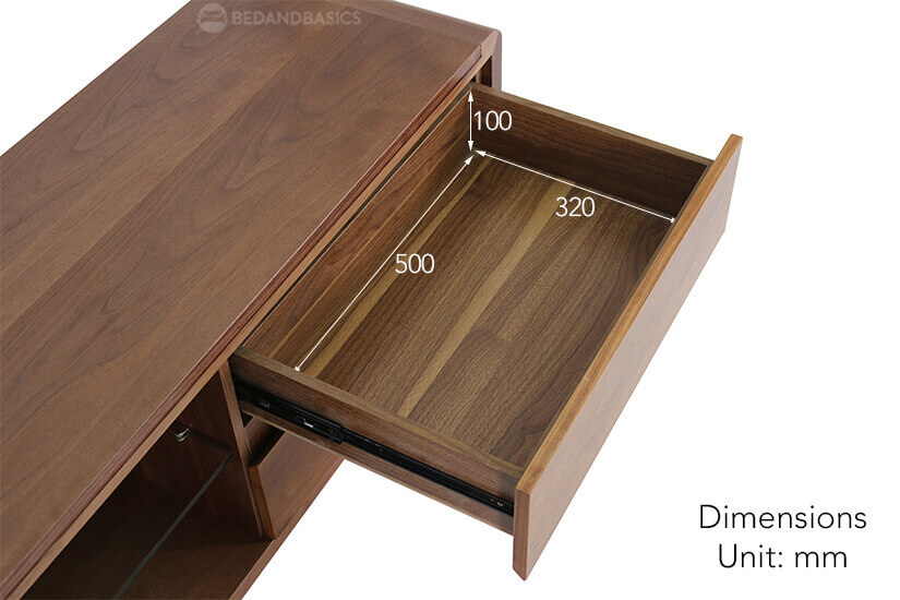 Hatcher TV Console Drawer Dimensions