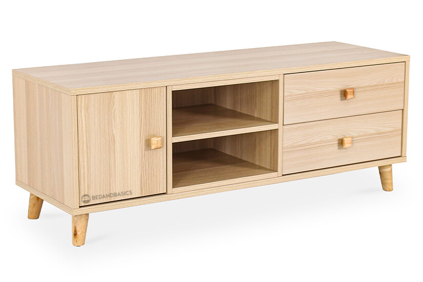 This TV stand is a stylish and modern centrepiece; ideal for someone looking for a simple, minimalistic and elegant design in the same furniture.