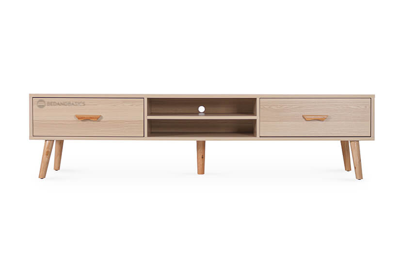 Made from strong and durable MDF wood. This Scandinavian-inspired piece is built to last. 