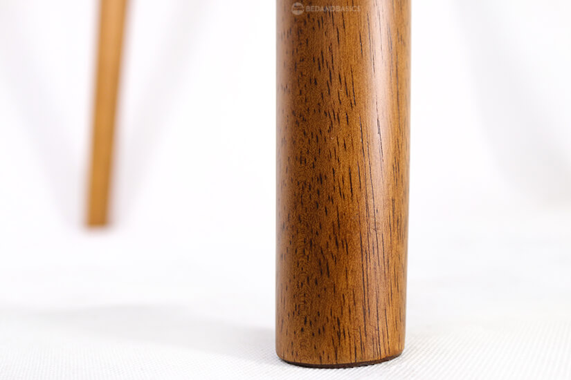Detailed with the natural grain following the legs all the way down. 