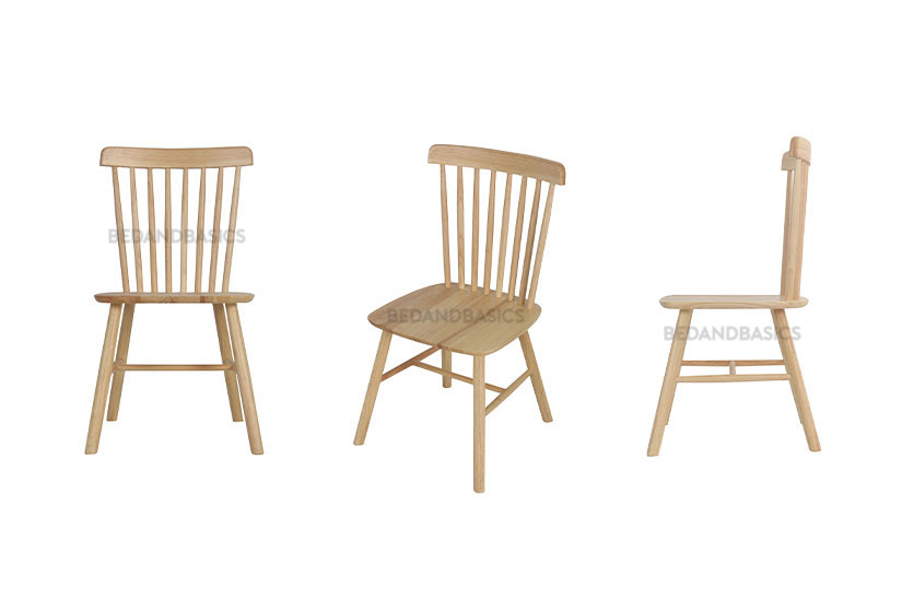 Pair it with the 4 Hevea Natural Solid Wood Chairs bundle.