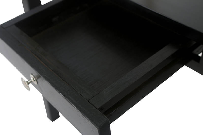 A small drawer with a particle board base for storing your stationery.
