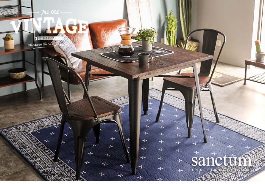 Sanctum Solid Wood Dining Table Only 2, 2 Seater Dining Table