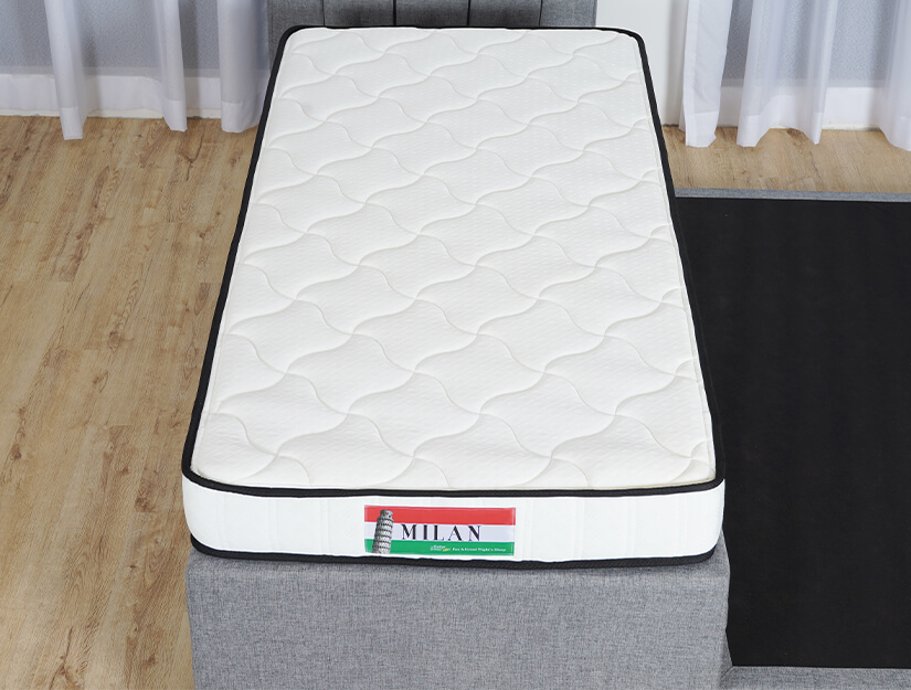 High density foam mattress. Spring-free. Comfortable & supportive.