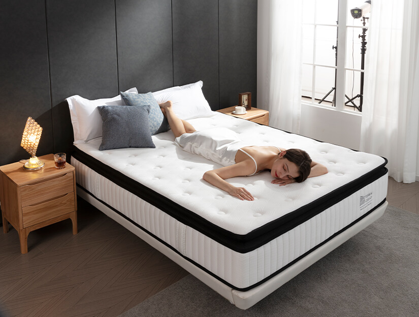 Cooling mattress top. Calming & refreshing. Stay cool all night.