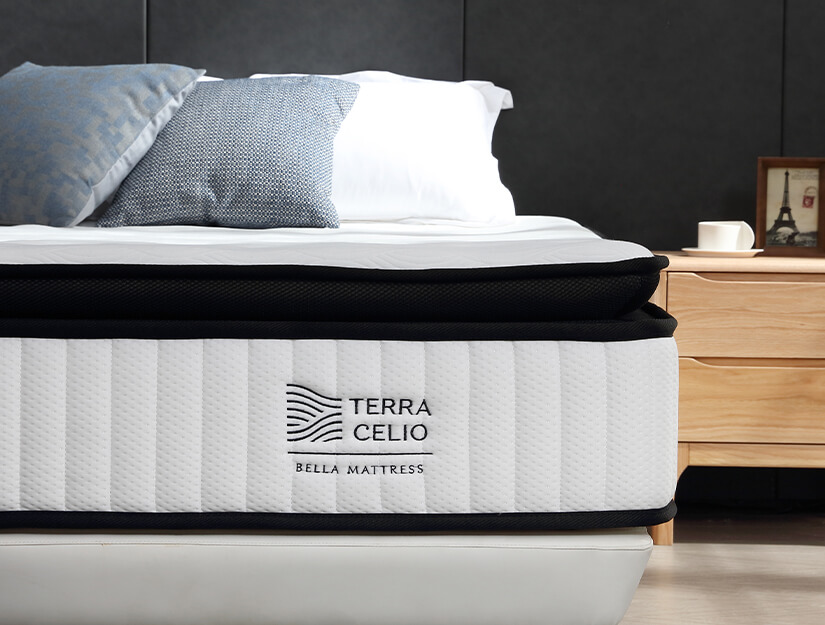 With a height of 28 cm, the Terra Celio Bella mattress is tall & thick. 