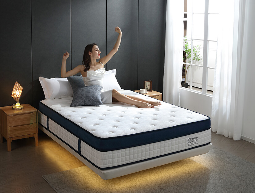Wake up energized and refreshed every morning with deeper & better sleep. 5-star hotel – grade mattress.