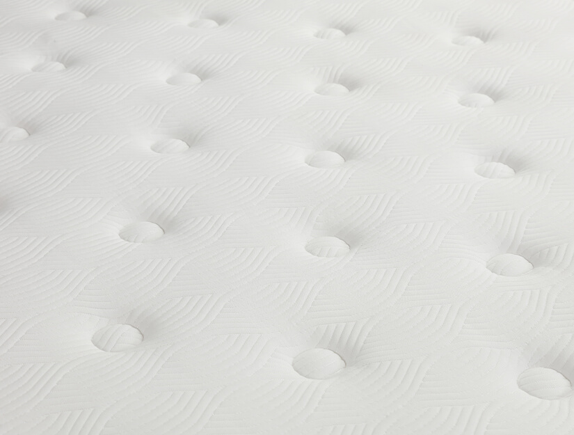 Premium foam quilted top is cozy & comfy.
