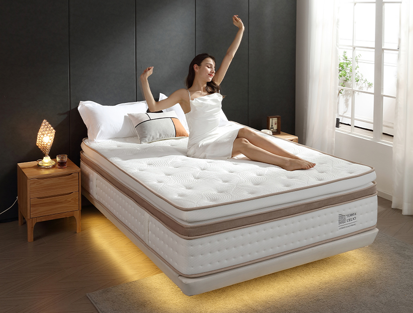 Experience the most luxurious & comfortable sleep of your life. 7-star hotel-grade luxury mattress. 