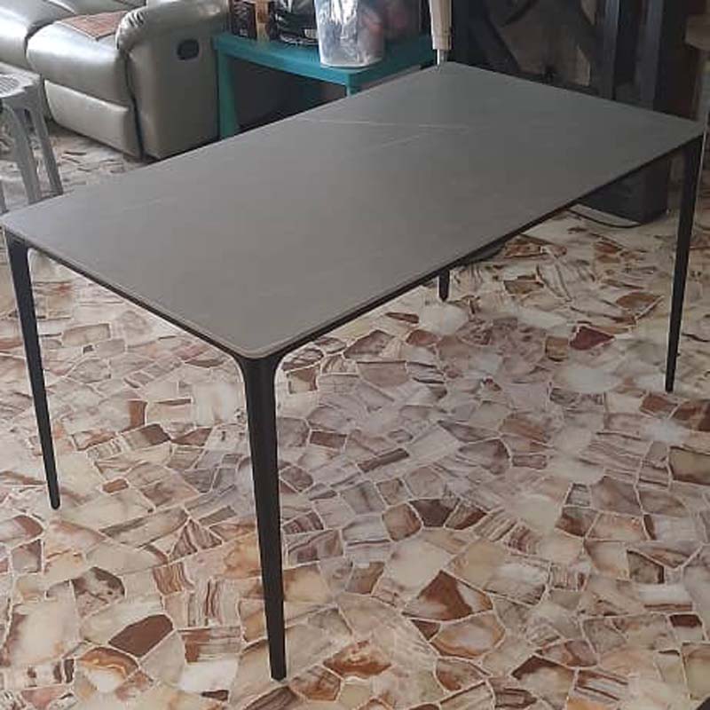 The Era Dining Table (140 x 80cm) in Armani Grey (Matt).
