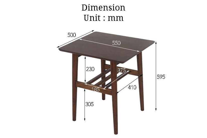 The Dimensions of the Bidvig Side table. Buy online the finest collection of living room furniture in SG.