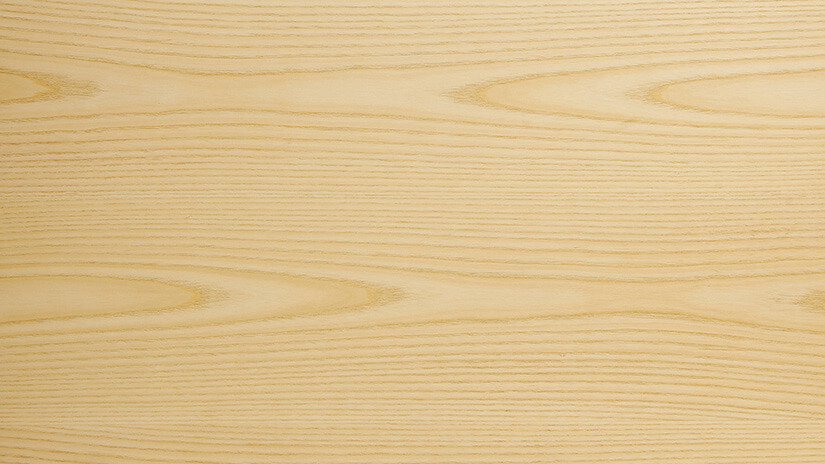 Grade-A Ash Veneer MDF wood. Imported from North America. All-over wood grain texture. Wood plates carefully staggered. Neat and uniform wood grain pattern.
