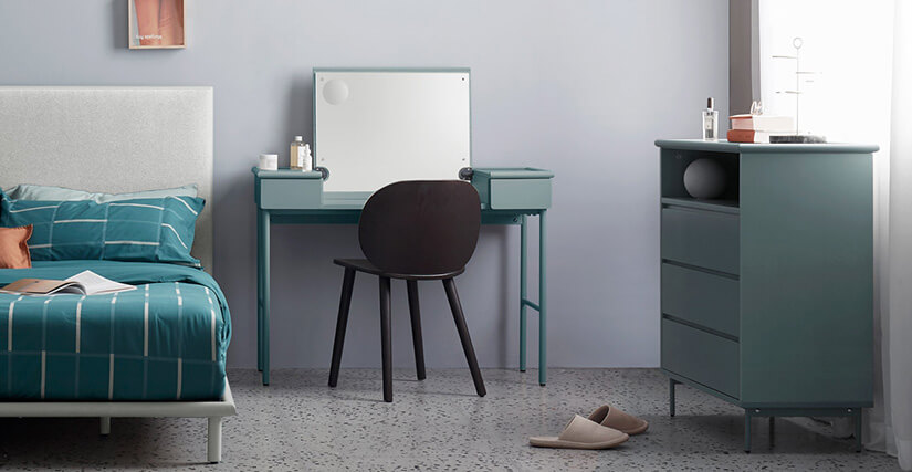 Adds a mellow pop of colour in your space. Cool toned colour that evoke a sense of tranquility. 