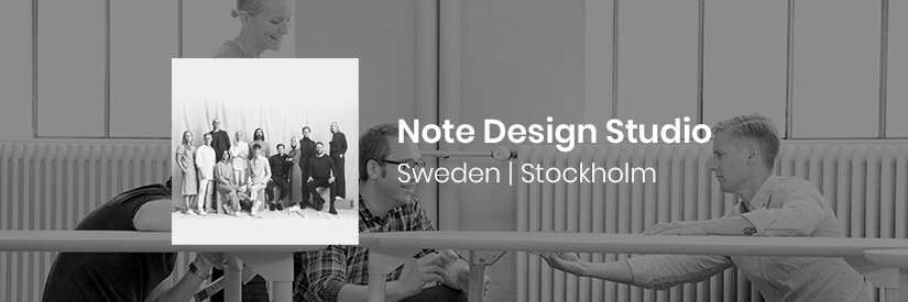 An exclusive design by Note Design Studio. Internationally acclaimed Swedish multi-disciplinary design studio. Attained the Swedish Salone del Mobile Design Award in 2018.