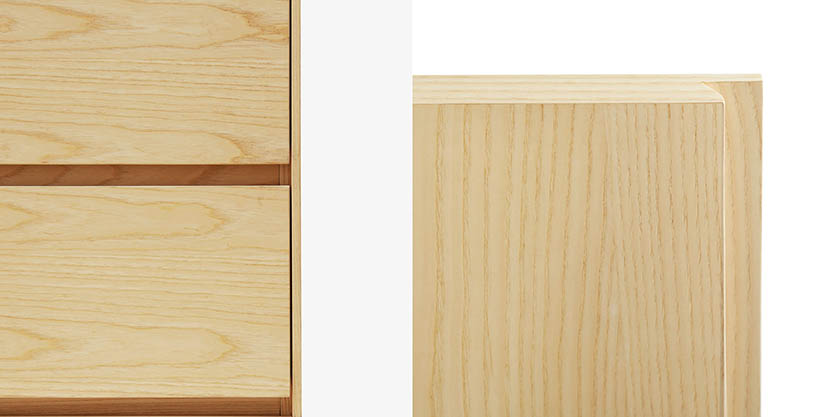 Designed with precision. Drawer gaps are measured carefully. Consistent appearance.