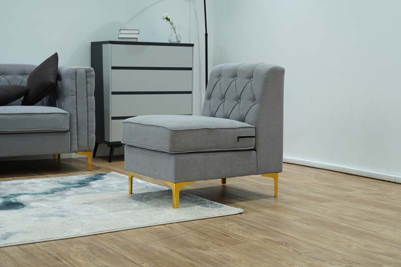 Middle Seater Sold Separately. Can be configured to form larger or smaller sofa sets to suit your needs.