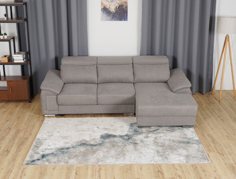 Minimalist and elegant L shape sofa. Timeless classic.