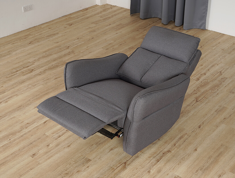 High quality manual recliner mechanism. Easy to use. Perfect for lounging.