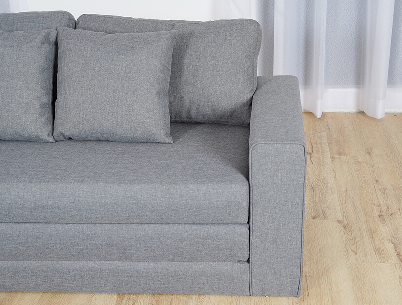 High-density cushions. Comfortable support without sinking or sagging.