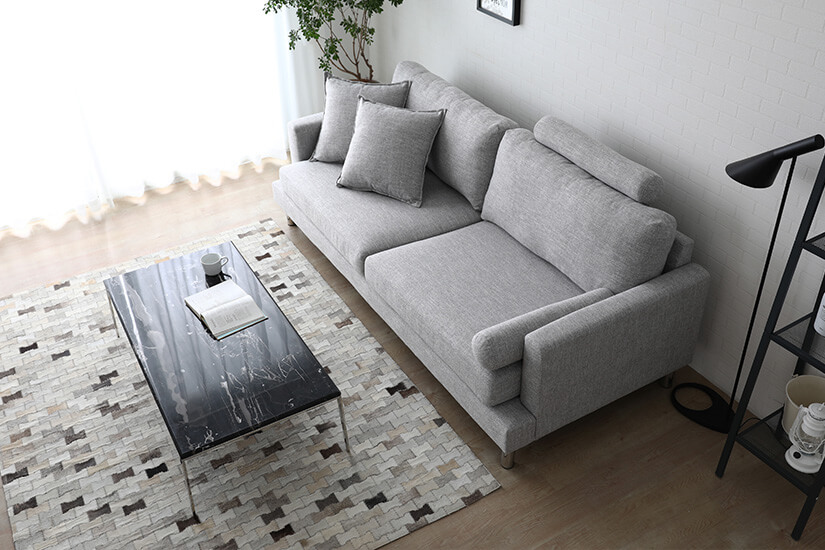 Calm and collected. Light Grey upholstery creates a down-to-earth atmosphere to your space.
