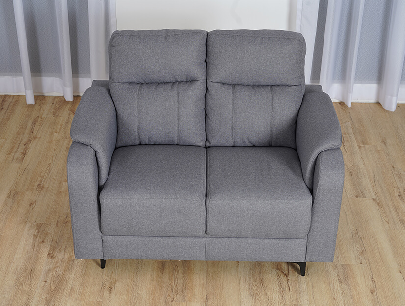 Comfortable 3 seater fabric sofa. Ideal for family time.