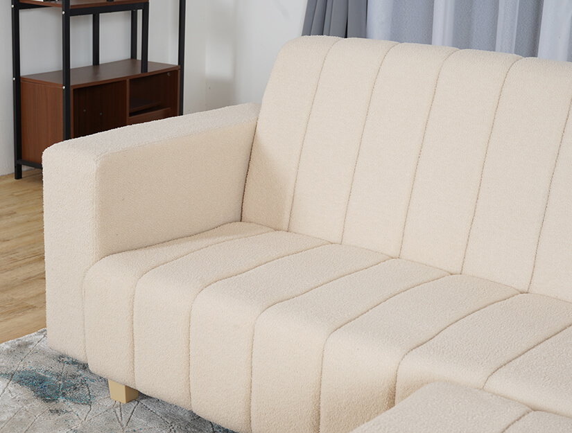 Cushioned backrest. Sit back and relax comfortably.