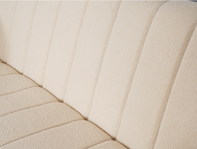 Upholstered in high quality, snug furry fabric. Enhanced durability.