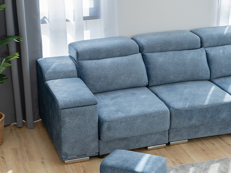 Wide and spacious seats. High density foam cushions. No sinking or sagging. Comfortable and supportive.