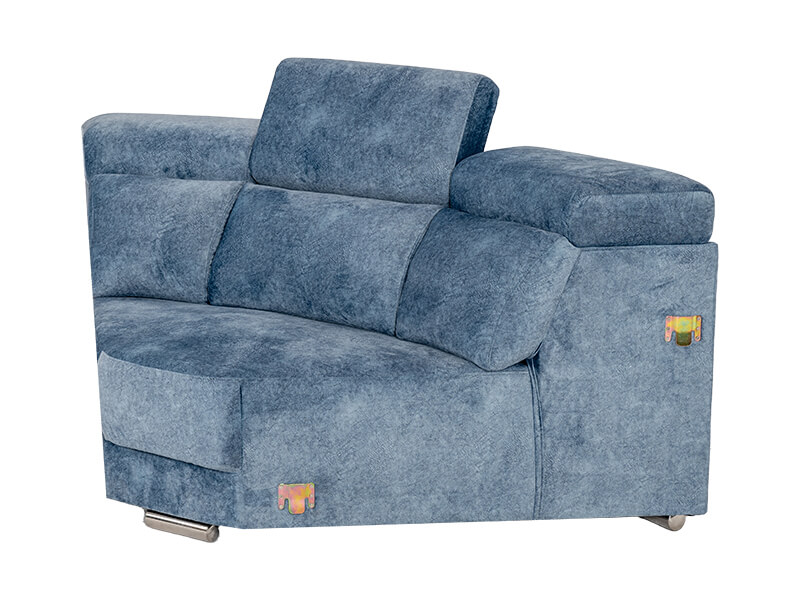 Adjustable cushioned headrests with stainless steel mechanism. Elevated comfort.