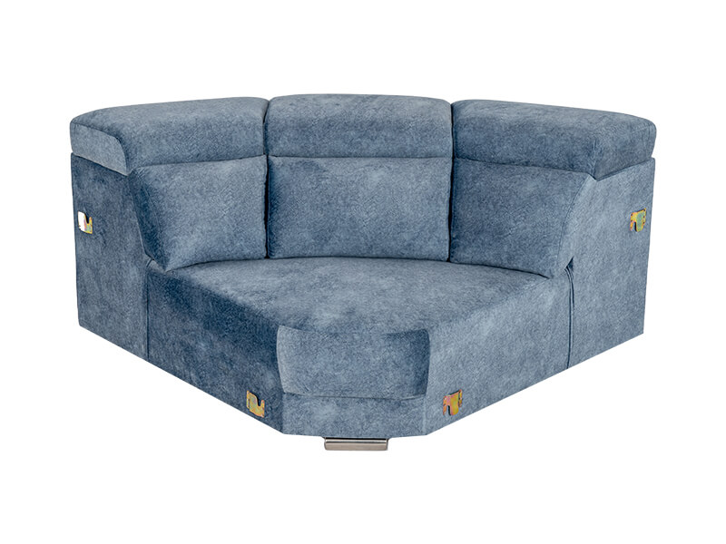 Minimalist corner sofa design. Best paired with the Reagan Modular Sofa.