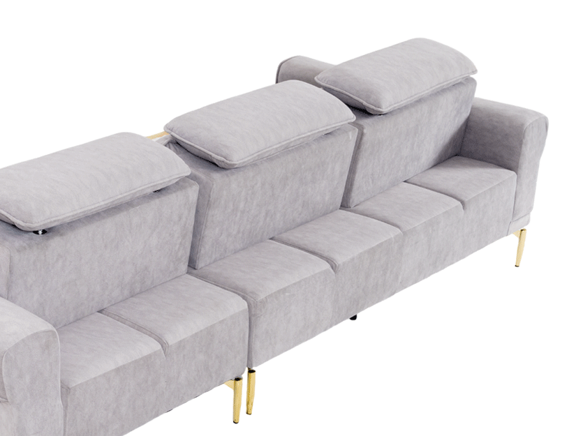 Sliding backrests. Sit back and relax. Perfect for lounging. 